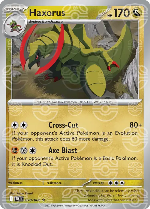 Haxorus (Master Ball Pattern) card art