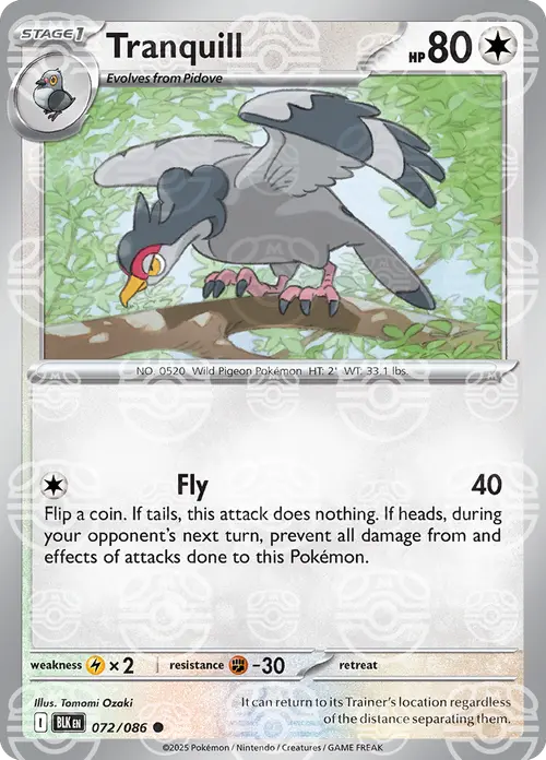 Tranquill (Master Ball Pattern) card art