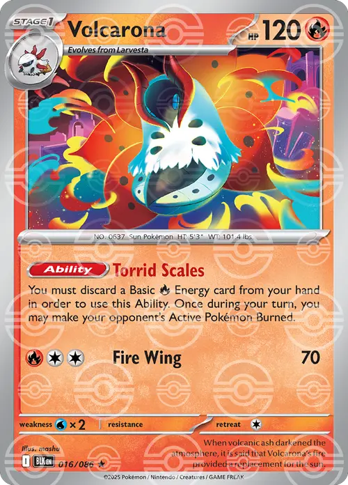 Volcarona (Poke Ball Pattern) card art