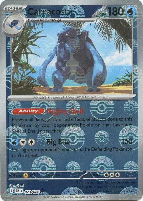 Carracosta (Poke Ball Pattern) card art