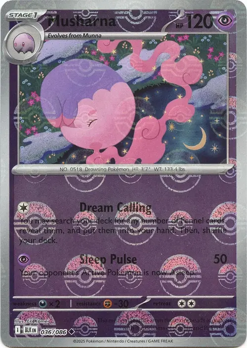 Musharna (Poke Ball Pattern) card art
