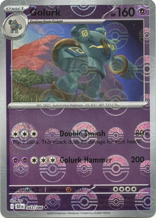 Golurk (Poke Ball Pattern) card art