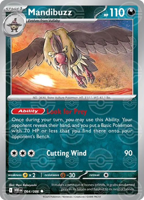 Mandibuzz (Poke Ball Pattern) card art
