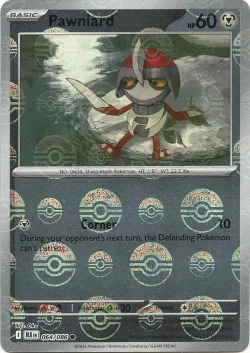 Pawniard (Poke Ball Pattern) card art