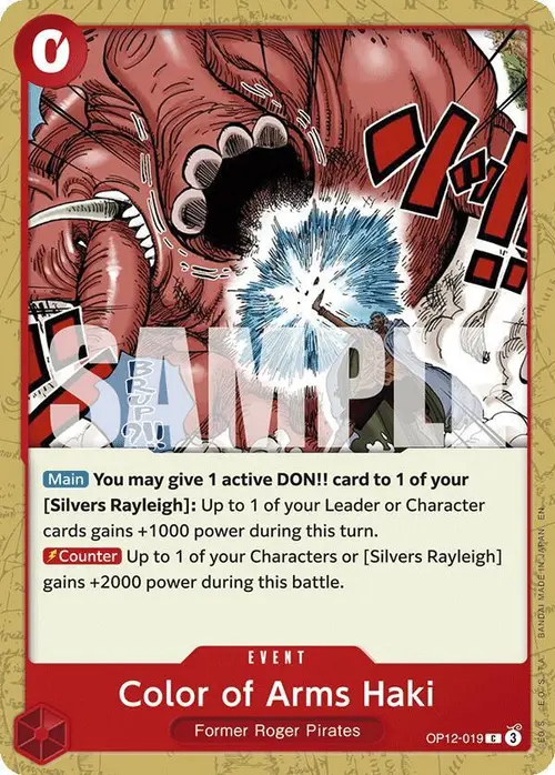 Color of Arms Haki card art