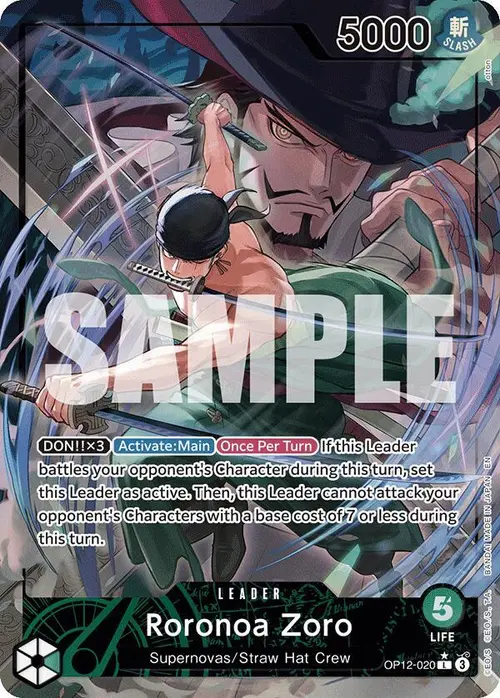 Roronoa Zoro (020) (Alternate Art) card art