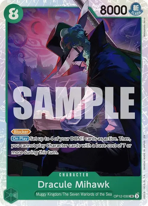 Dracule Mihawk card art