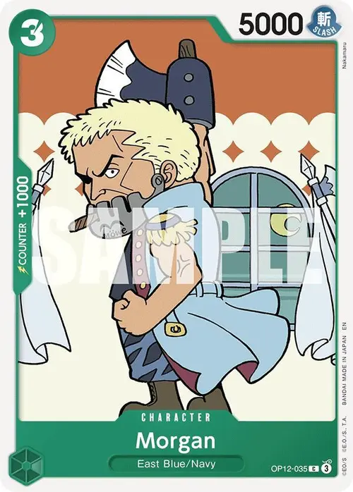 Morgan card art