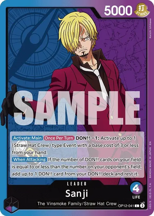 Sanji (041) card art