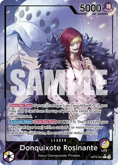 Donquixote Rosinante (061) (Alternate Art) card art