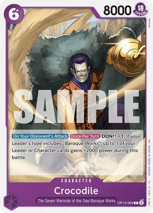 Crocodile card art