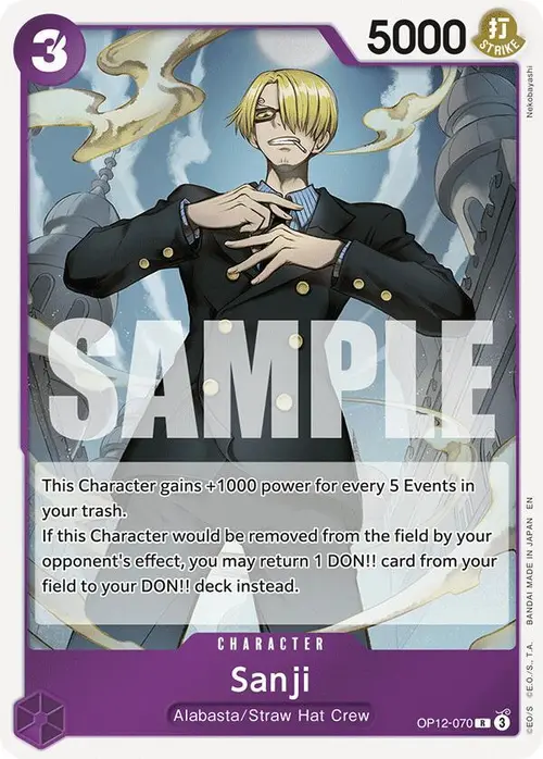 Sanji (070) card art
