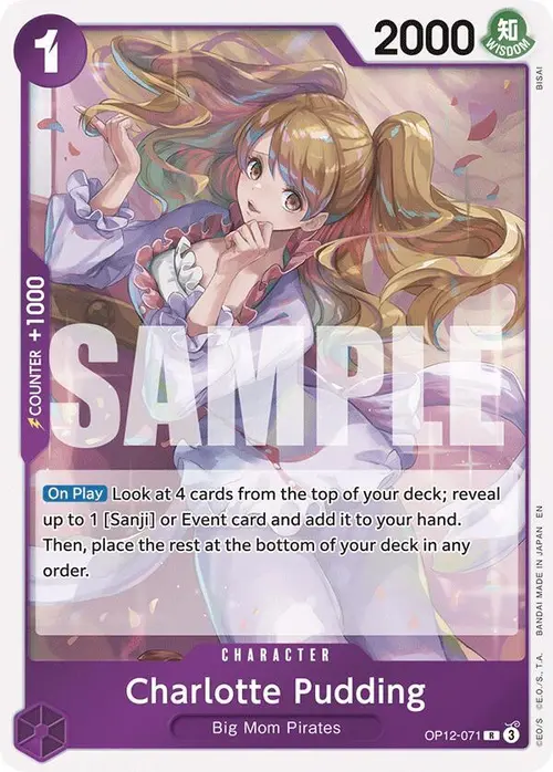 Charlotte Pudding card art