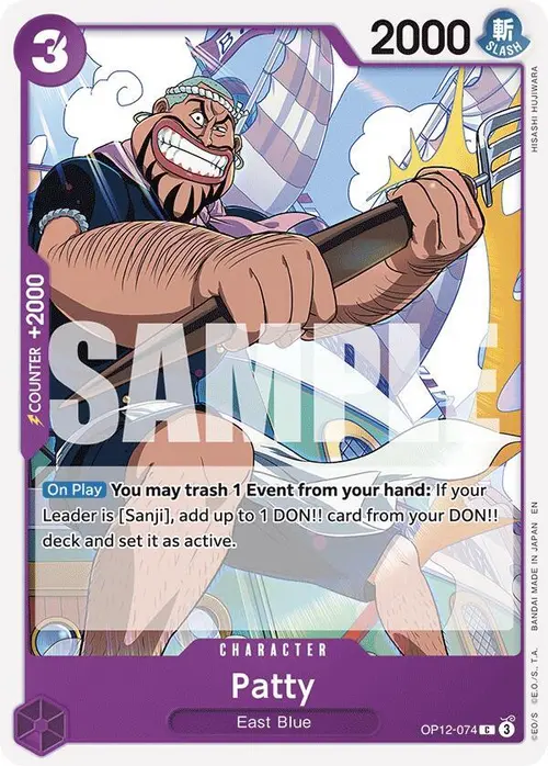 Patty card art