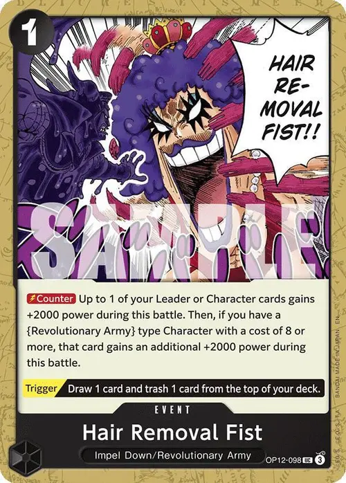 Hair Removal Fist card art
