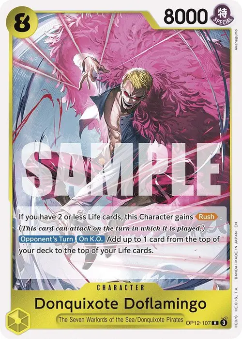 Donquixote Doflamingo card art