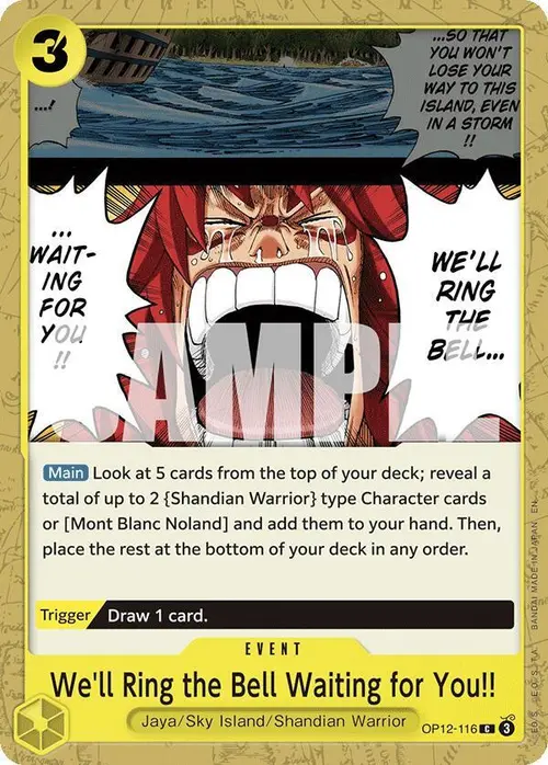 We'll Ring the Bell Waiting for You!! card art
