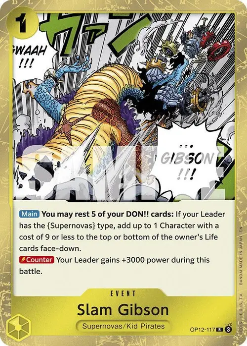 Slam Gibson card art