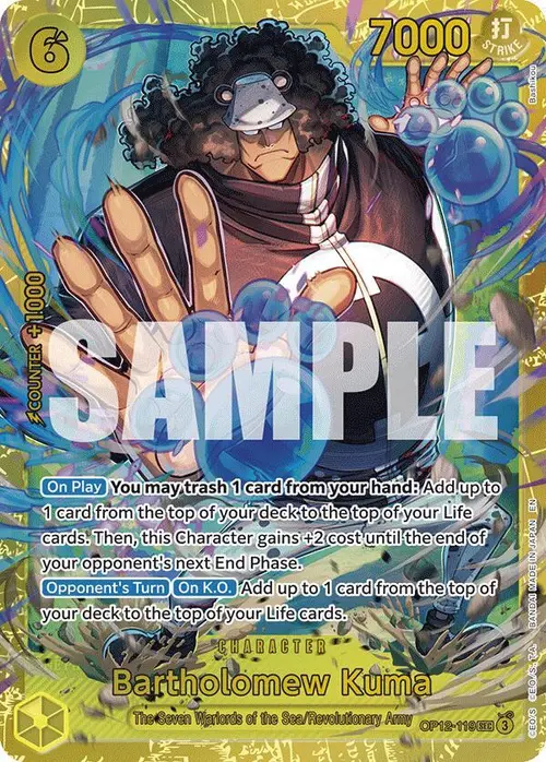Bartholomew Kuma card art