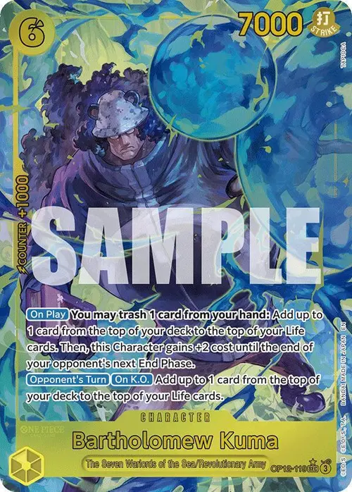 Bartholomew Kuma (Alternate Art) card art