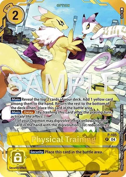 Physical Training (Premium Card Collection -Digimon Training Set-) card art