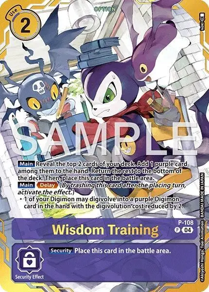 Wisdom Training (Premium Card Collection -Digimon Training Set-) card art