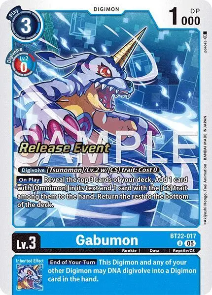Gabumon card art