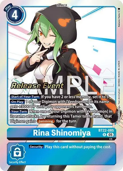 Rina Shinomiya card art