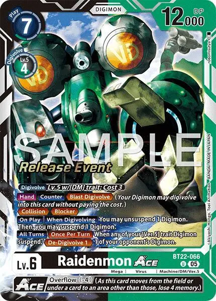Raidenmon ACE card art