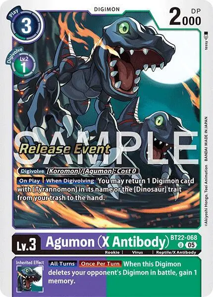 Agumon (X Antibody) card art