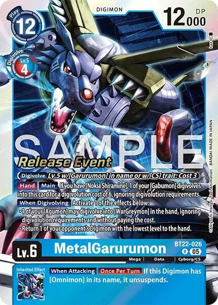 MetalGarurumon card art