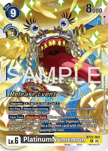 PlatinumNumemon card art
