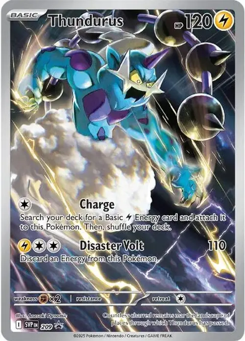 Thundurus - 209 card art