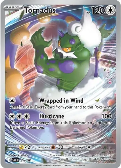 Tornadus - 210 card art