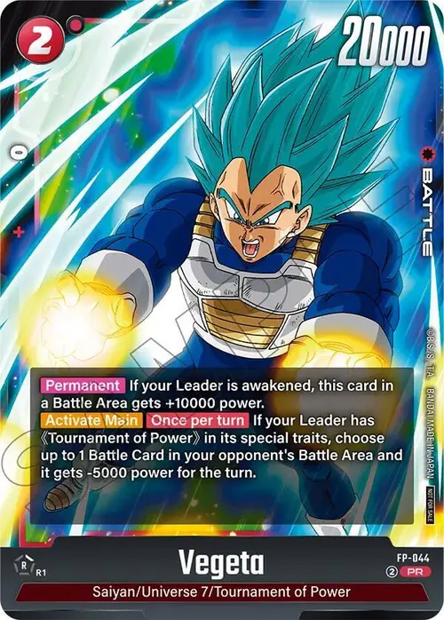Vegeta (Tournament Pack 07) card art