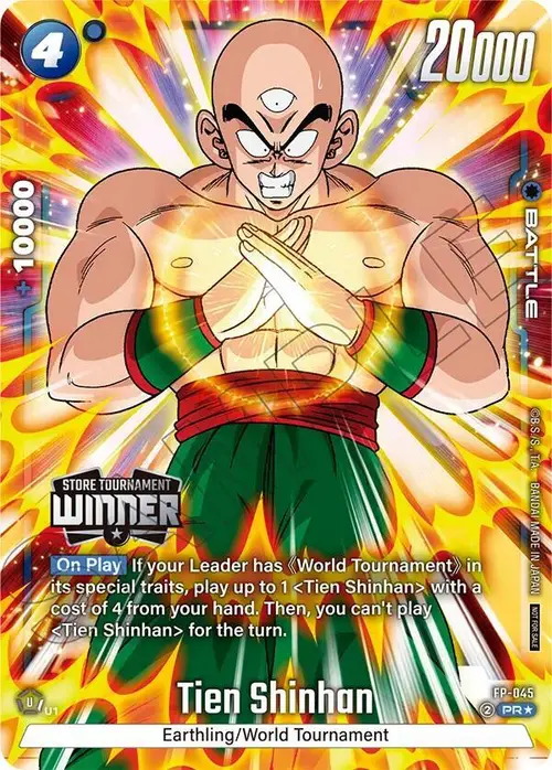 Tien Shinhan (Tournament Pack -Winner- 07) card art