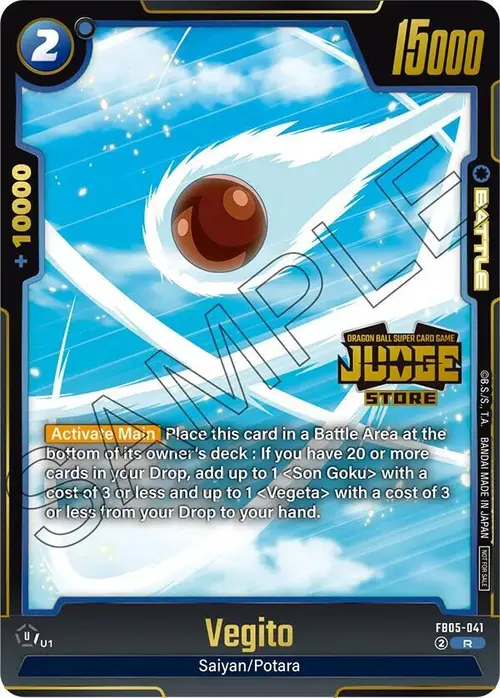 Vegito (Judge Pack (Store Judge) 04) card art