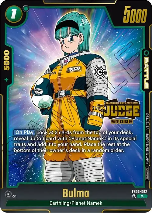 Bulma (Judge Pack (Store Judge) 04) card art