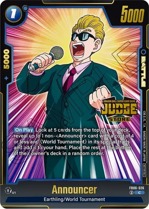 Announcer (Judge Pack (Store Judge) 04) card art