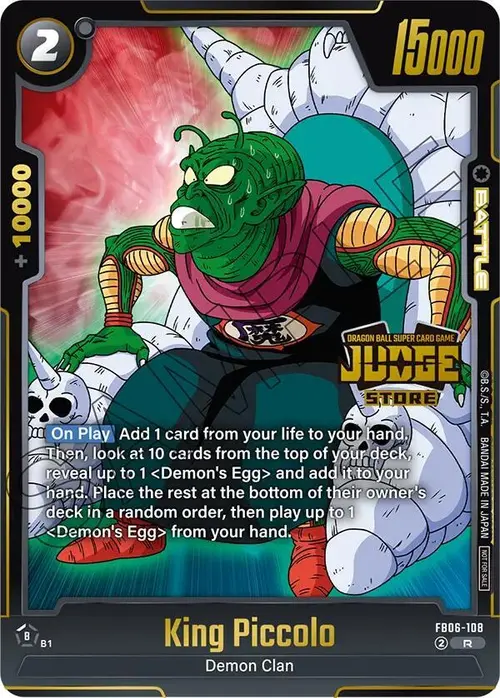 King Piccolo (Judge Pack (Store Judge) 04) card art