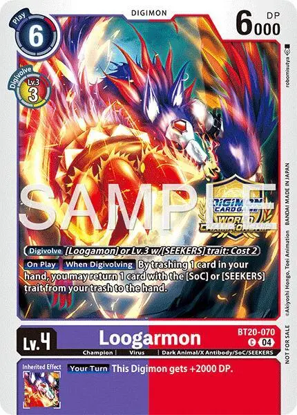Loogarmon (Regionals 25-26 Season 2 Champion) card art