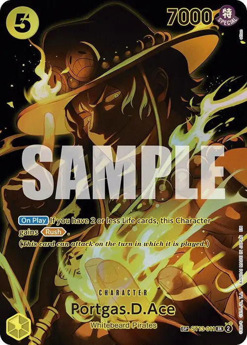 Portgas.D.Ace (SP) card art