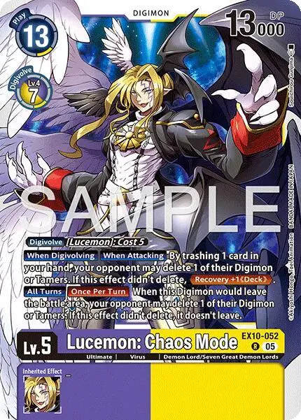 Lucemon: Chaos Mode card art