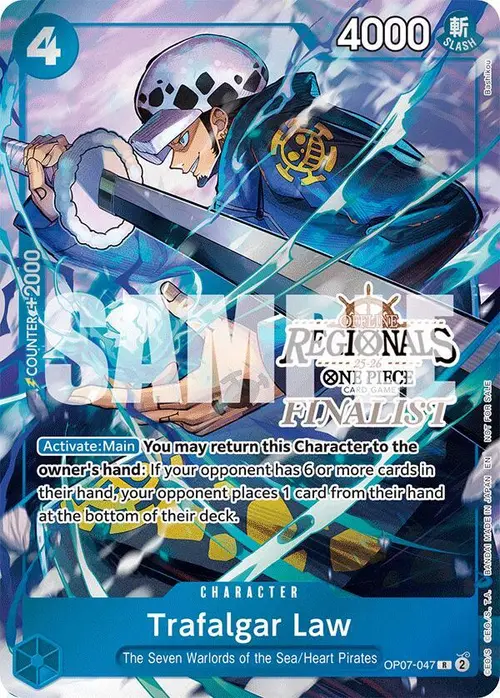 Trafalgar Law (Offline Regional Finalist Card Set 2025 Vol.2) card art