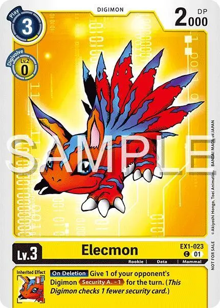 Elecmon (EX1-023) (Time Stranger Demo Deck) card art