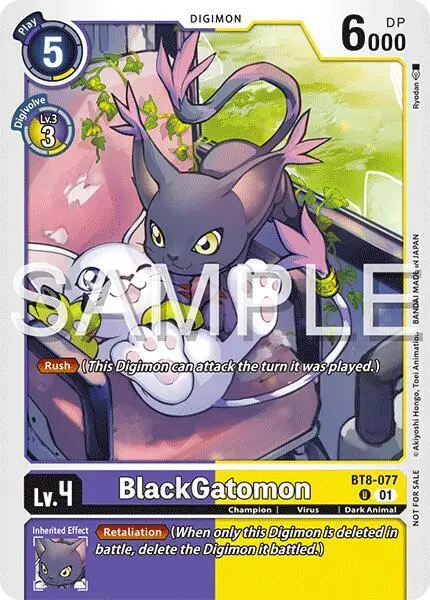 BlackGatomon (Time Stranger Demo Deck) card art