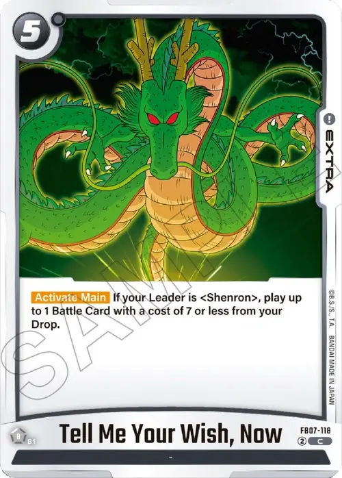 Tell Me Your Wish, Now card art