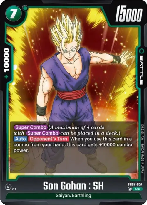 Son Gohan : SH card art