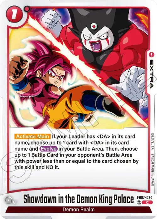 Showdown in the Demon King Palace card art