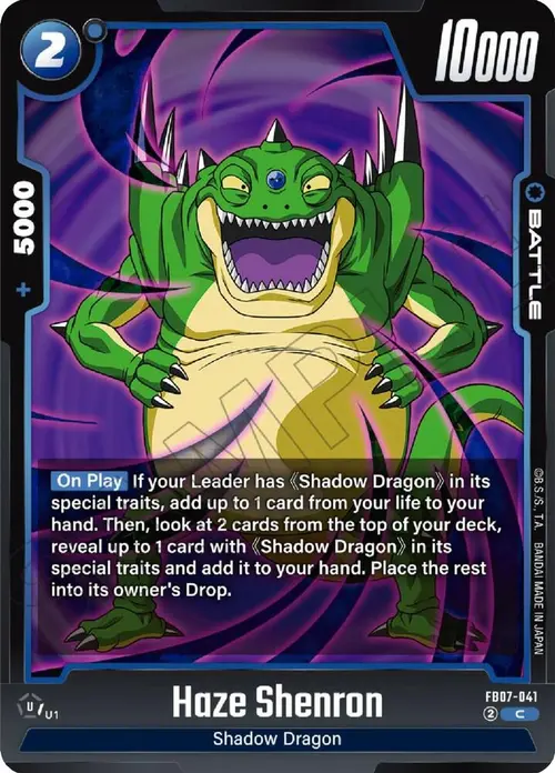 Haze Shenron card art